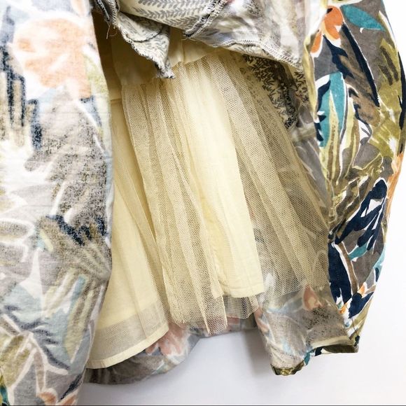 Dress JESSAMINE | Leaf Fit & Flare Dress Pockets - Picture 4 of 9